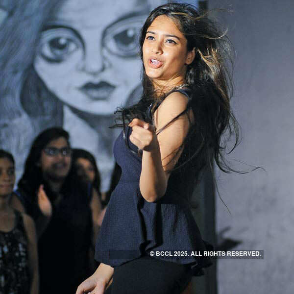 First runner up, Vishaka Singh performs during the Clean & Clear Delhi