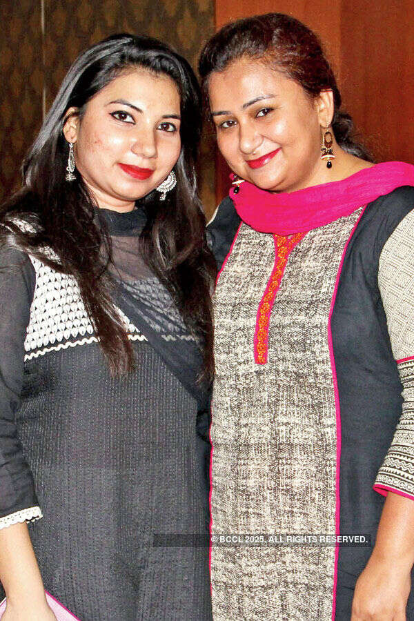 Masafa (L) and Sariya during the celebration