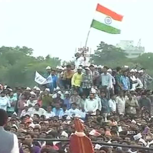 Mega Patel rally in Ahmedabad for OBC quota