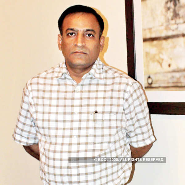 Amrit Abhijhat during a photography exhibition