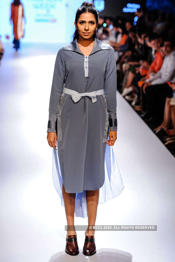 Candice Pinto walks the ramp