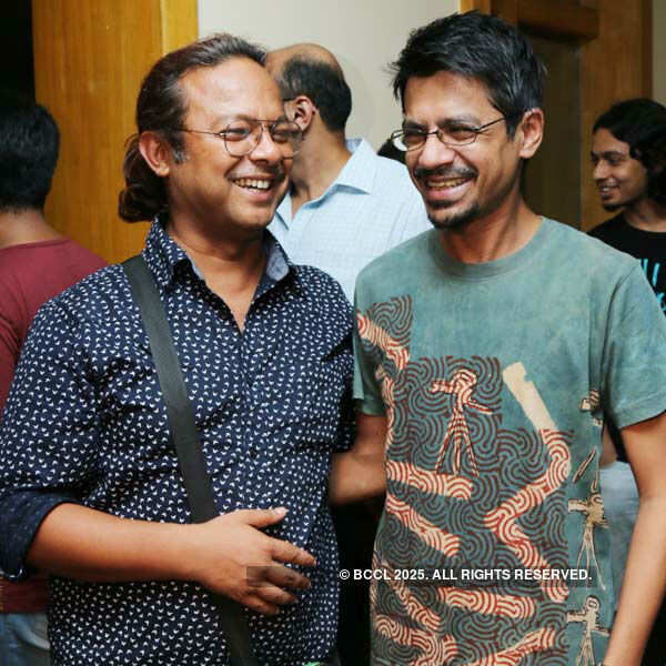 Sidhu and Prosen share a light moment