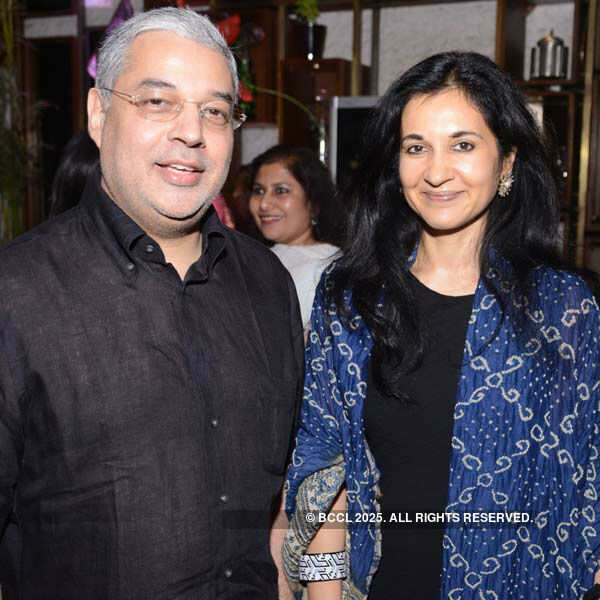 Tikka Shatrujit Singh Kapurthala poses with designer Kavita Bhartia