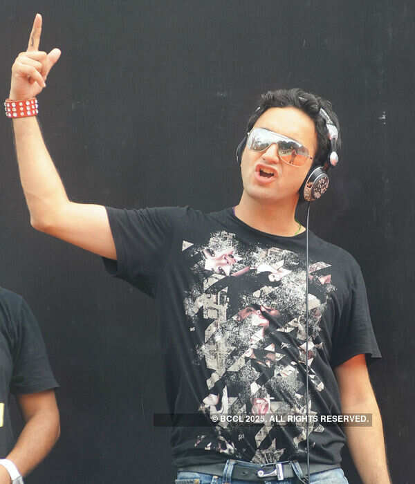 DJ Sumit Sethi during the auditions