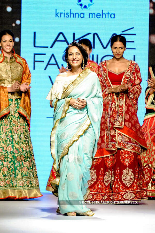 Models showcase a creation