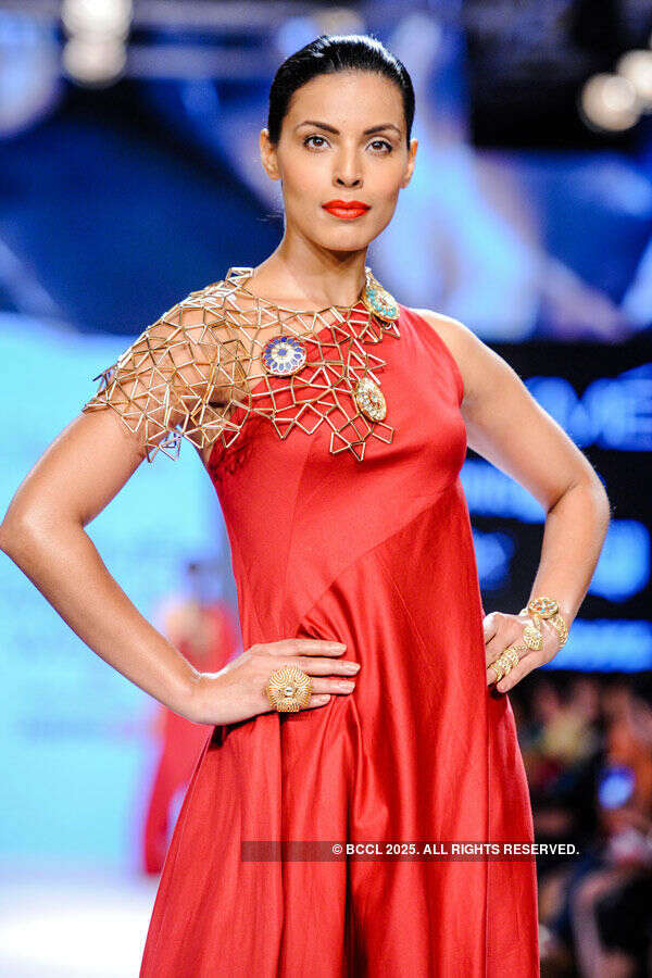 Deepti Gujral walks the ramp