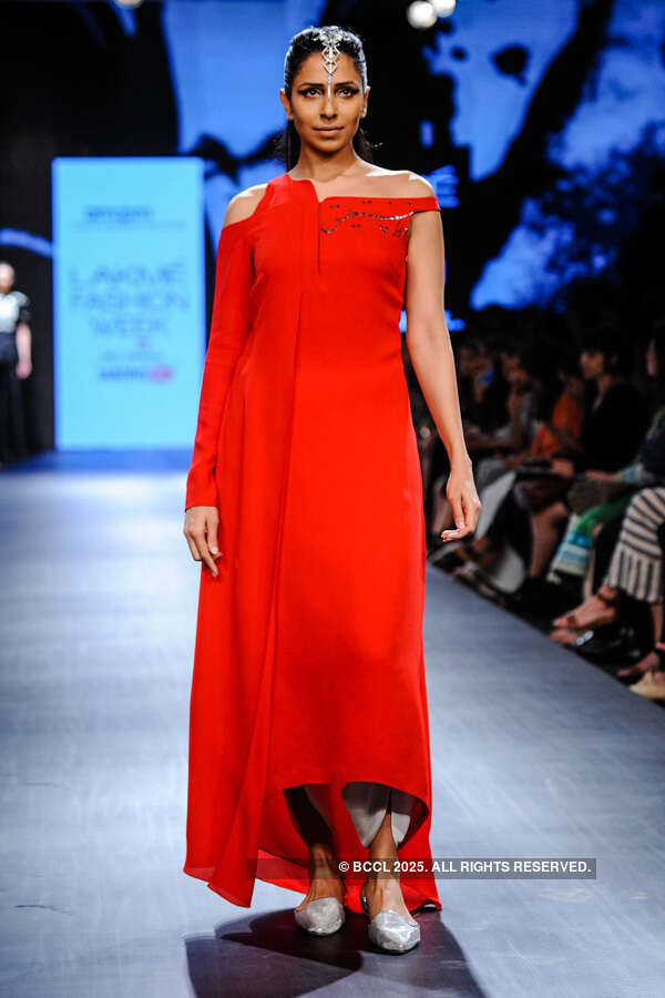 Candice Pinto showcases a creation