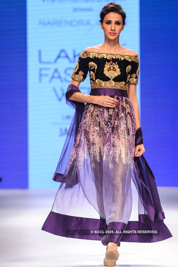 Alesia Raut walks the ramp