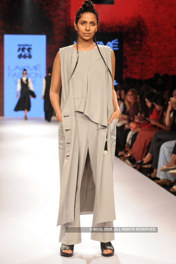 Candice Pinto walks the ramp