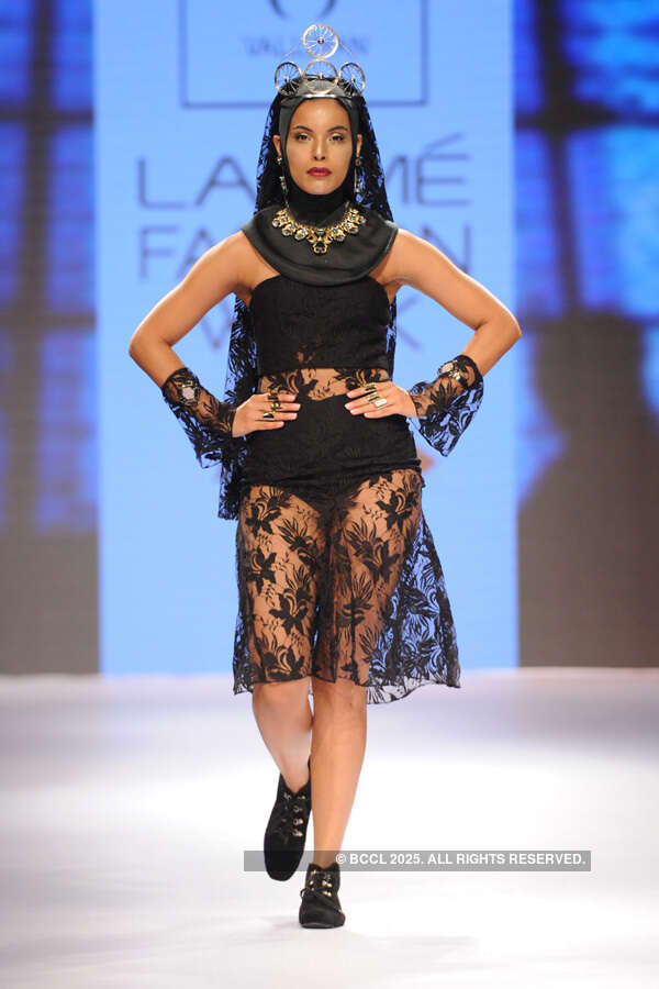 Deepti Gujral walks the ramp