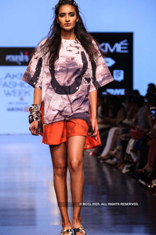 Dayana Erappa showcases a creation