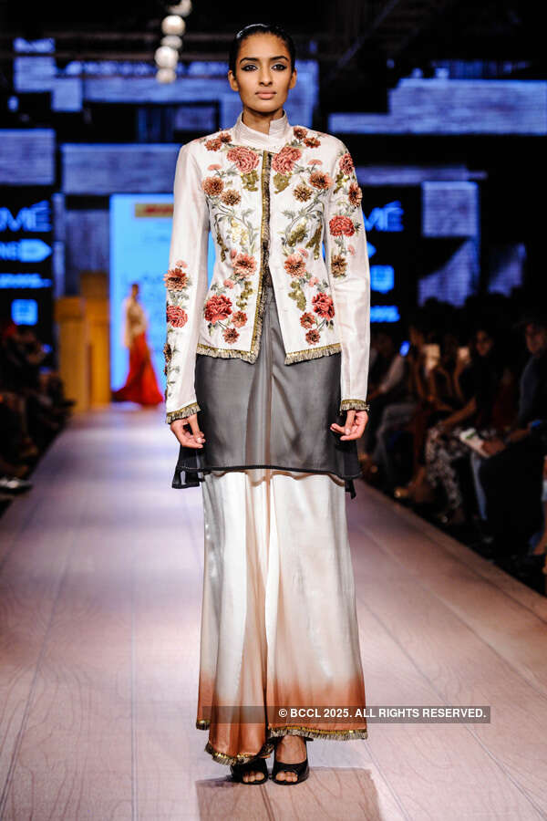 Dayana Erappa walks the ramp