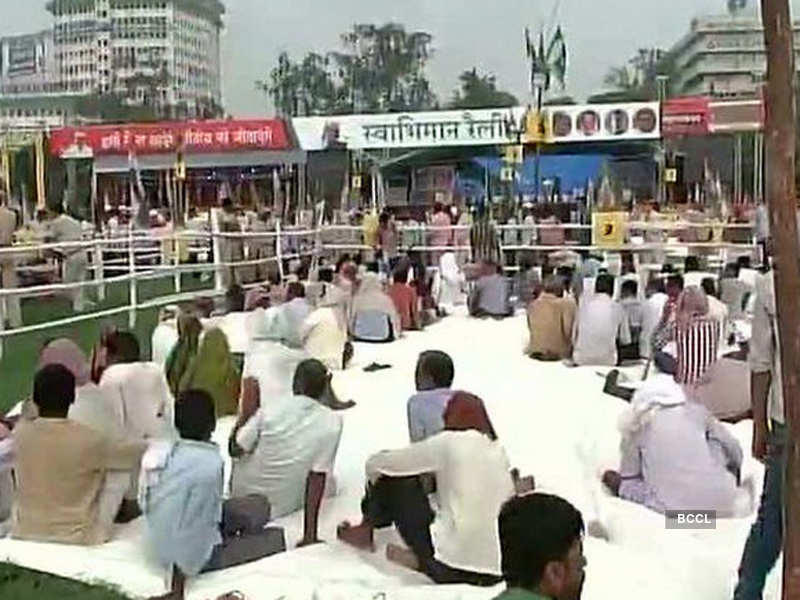 'Swabhiman' rally in Patna