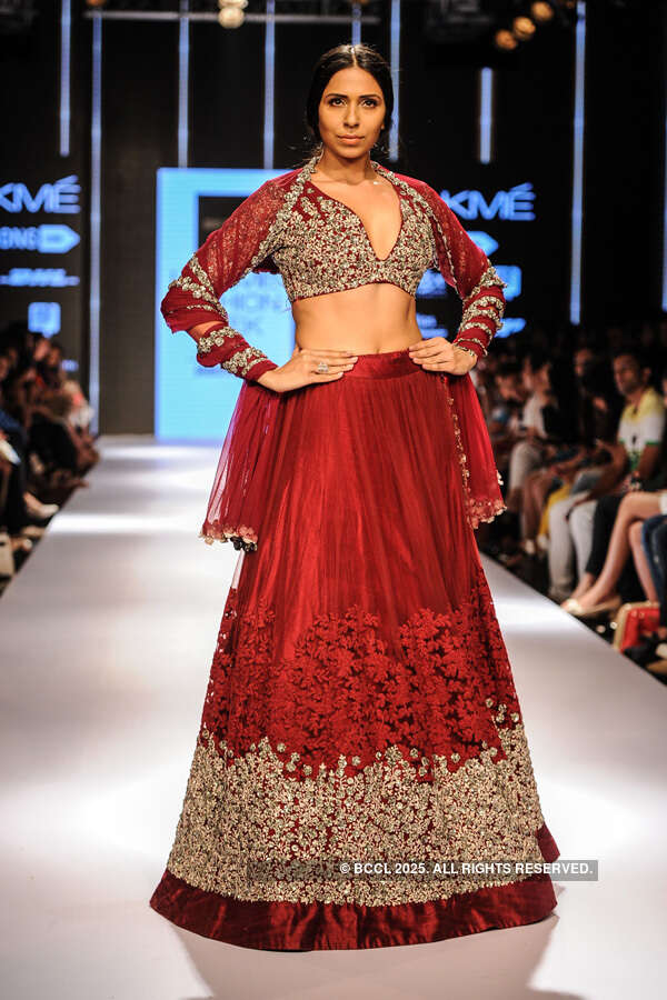 Candice Pinto showcases a creation