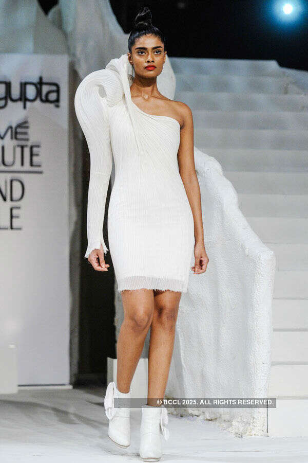 Archana Akhil Kumar walks the ramp