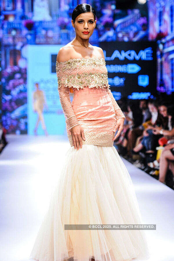 Deepti Gujral showcases a creation