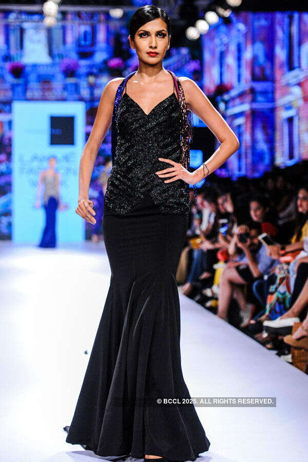 Sanea Shaikh showcases a creation