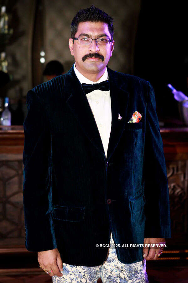 Raj Sethia during a cocktail party