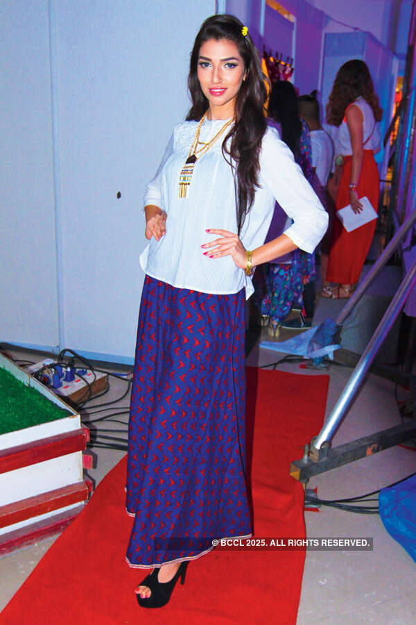 Pearl during a fashion, music and dance extravaganza