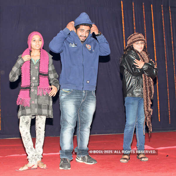 Participants during the fashion show