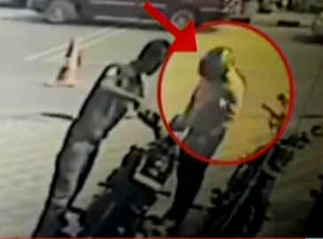 Brazen Bike Robbery Caught On Cctv