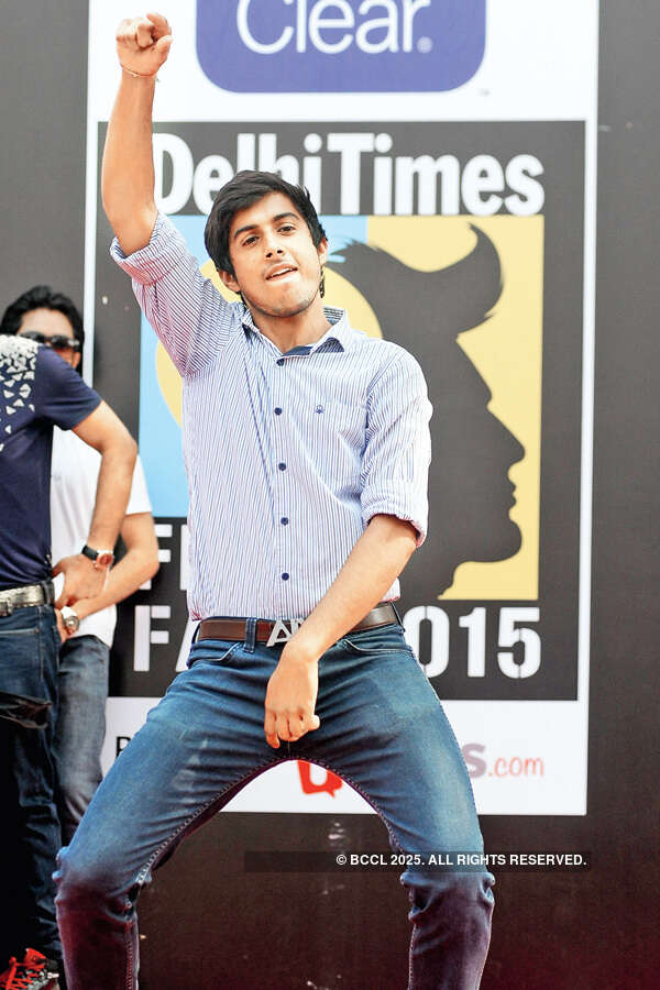Himanshu Choudhary, first runner-up, during the Clean & Clear Delhi Times Fresh Face 2015 auditions