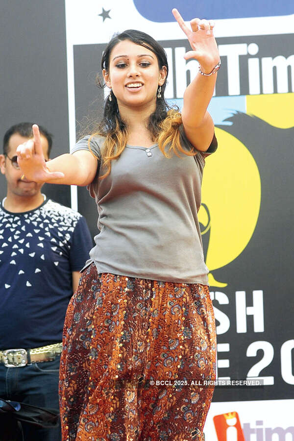 Ojasvi Jain, second runner-up, during the Clean & Clear Delhi Times Fresh Face 2015 auditions