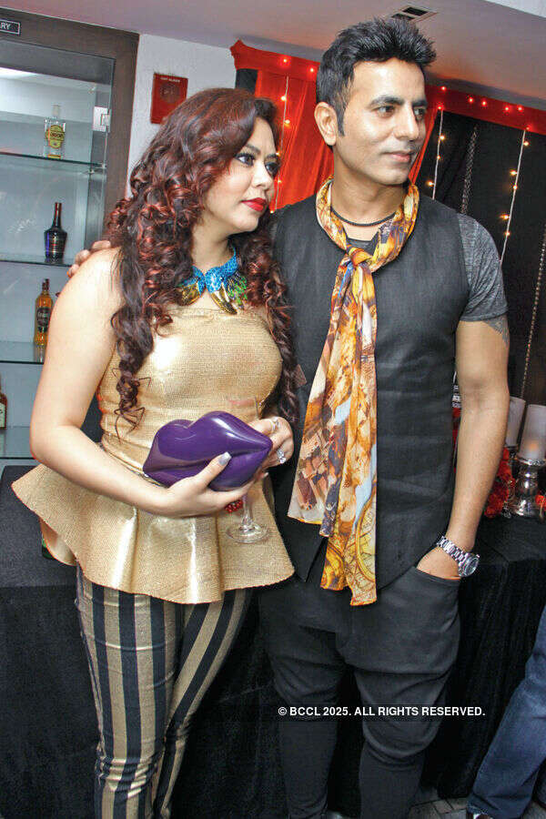 Reshma and Bharat during a party