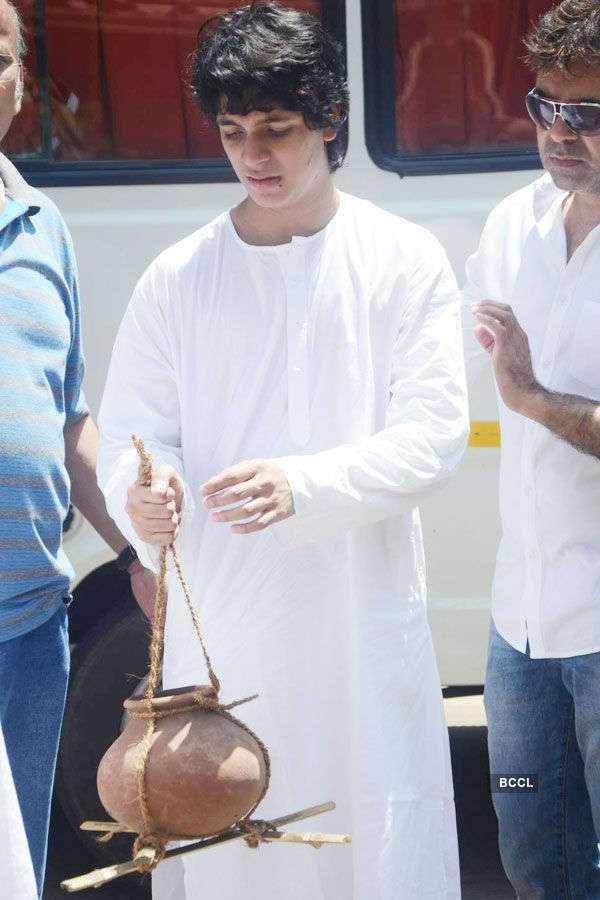 Aadesh Shrivastava's funeral