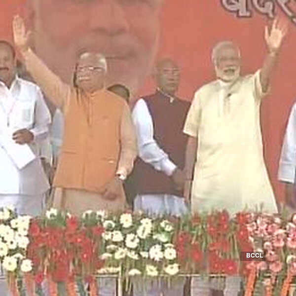 Modi was slated to address a public