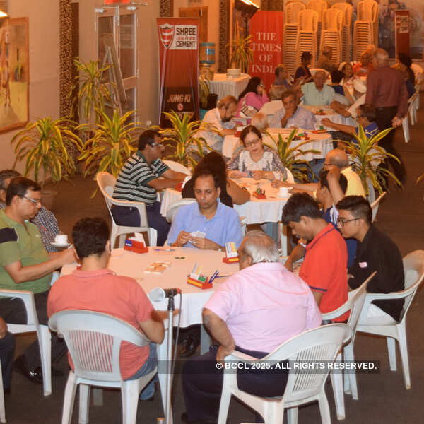 Participants during the Bridge Tournament