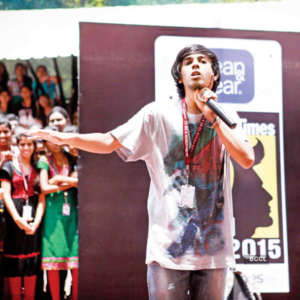 Second runner-up, Pramod M during the Times Clean & Clear Fresh Face 2015