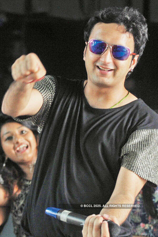 DJ Sumit Sethi during the Clean and Clear