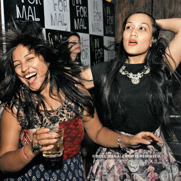 Shilpi and Devika during the launch party