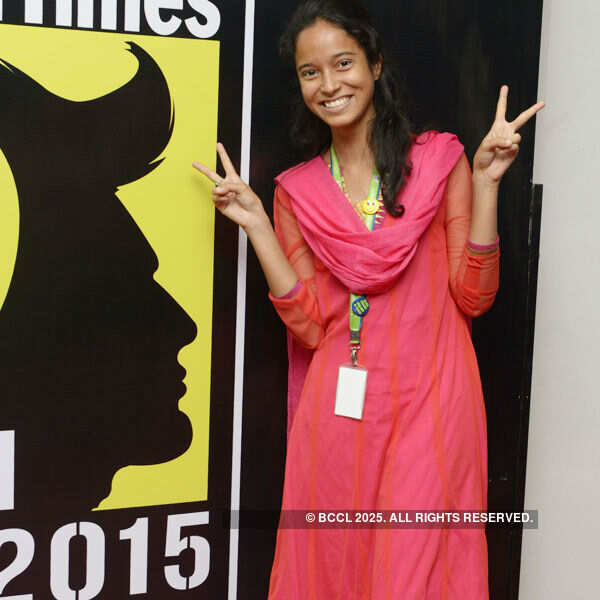 1st runner up, Pravallika poses during the auditions of Clean & Clear Chennai Times