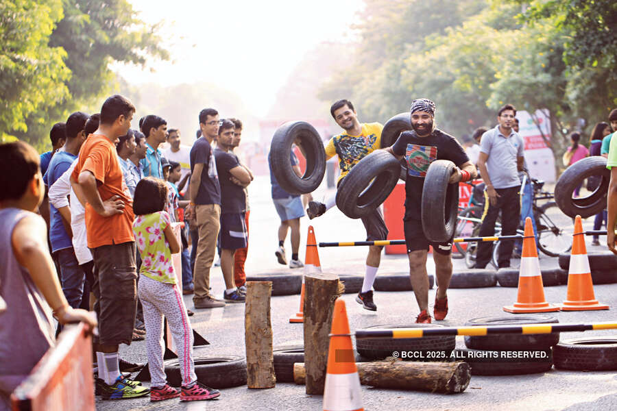 City-based band Rivaaaz performing at the TOI stage