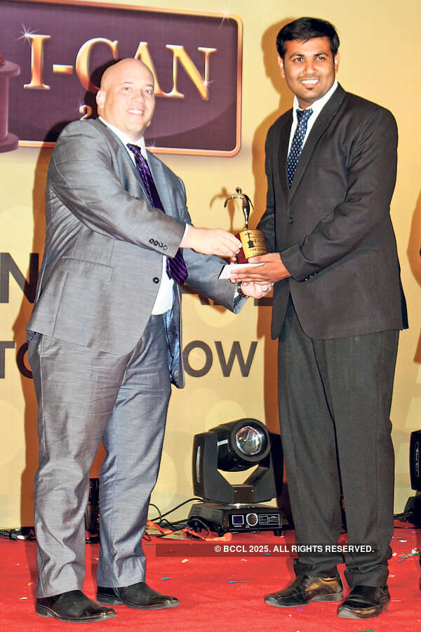 Scott Mitchell and Krishnkant Mundra during the fifth annual InfoCepts Character Awards Night