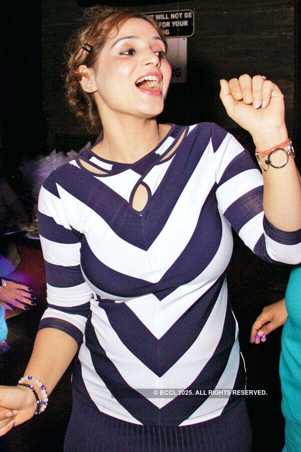 Shweta Malik during the party