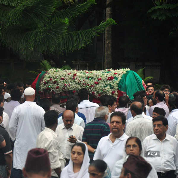 Karim Morani’s mother’s funeral