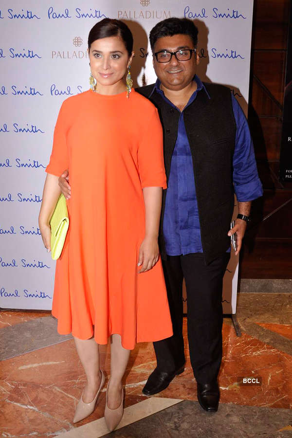 Simone Singh poses with Farhad Samar at the Launch of Jimmy Choo Eyewear  Launch Media