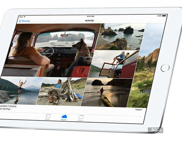 Swipe down from the top edge