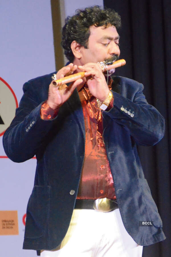 Naveen Kumar during the three-day world flute festival