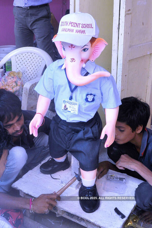 Lord Ganesha ready for puja
