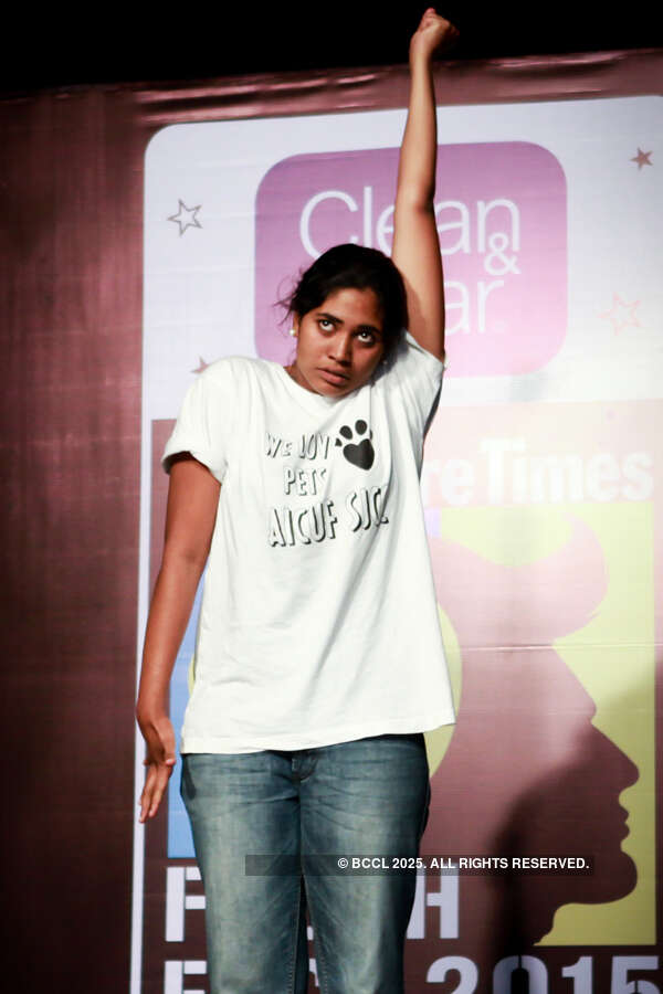 Raiga Thomas during the auditions