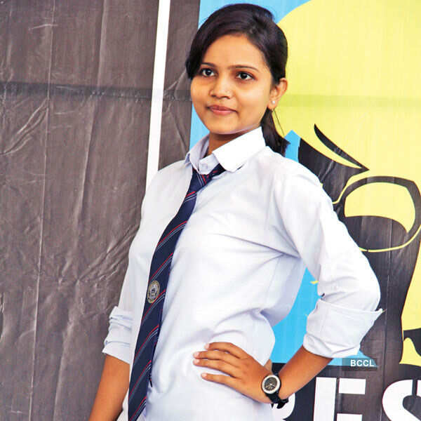 First runner up, Sakshi Mishra during the auditions