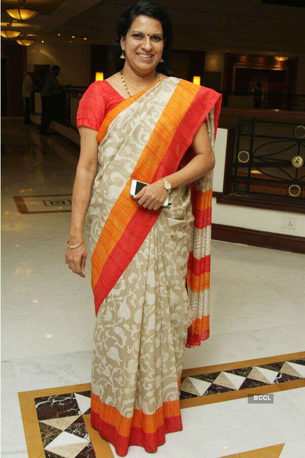 Bharathi during a coffee morning session