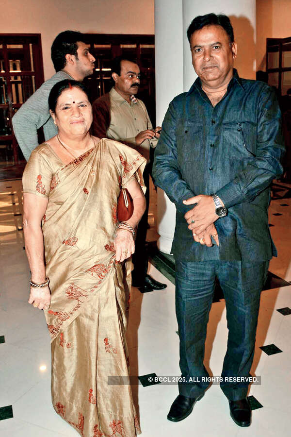 Prem and Hari Om Tripathi during a fashion show