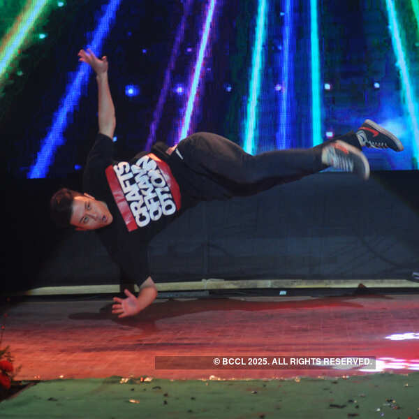 A student performs during the IAMS Rhapsody