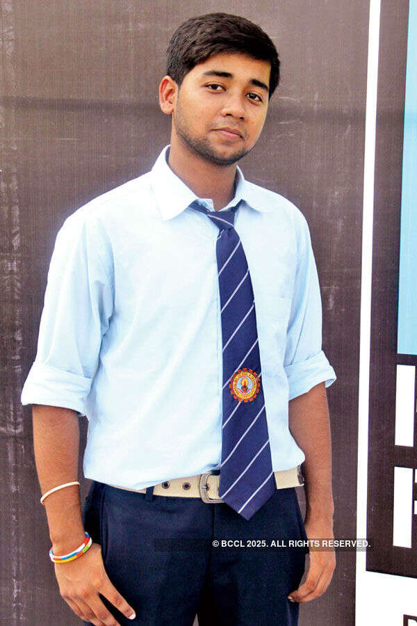 Utkarsh Srivastava during the auditions