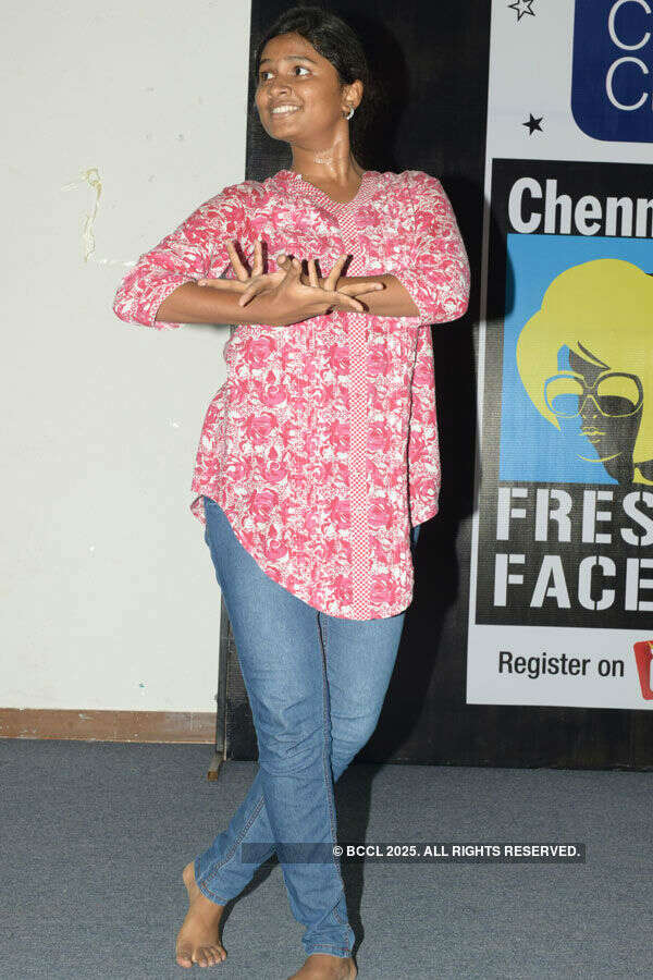 GB Krishna Priya during the auditions